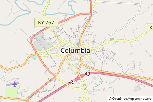 Mapa Columbia