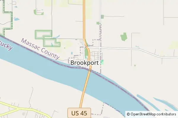 Mapa Brookport