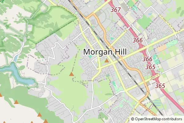Mapa Morgan Hill