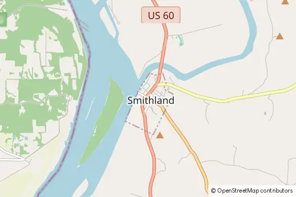 Mapa Smithland