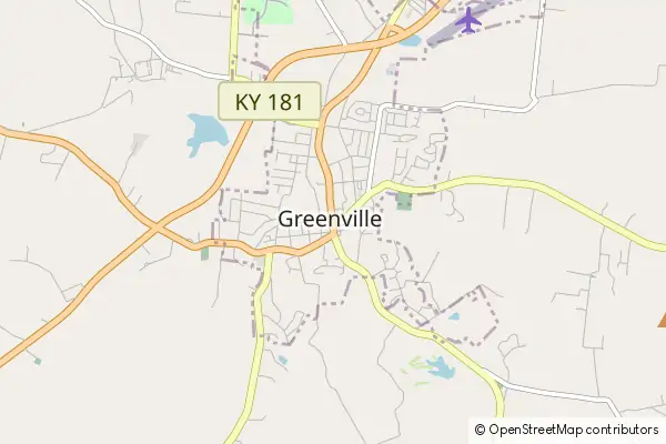 Mapa Greenville