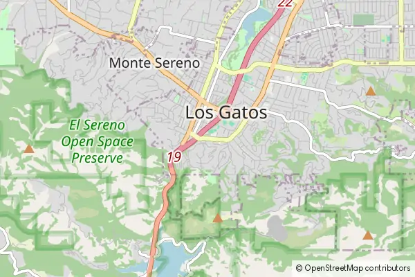 Mapa Los Gatos