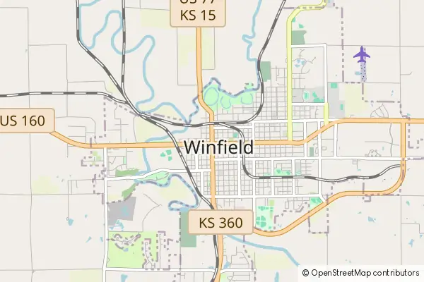 Mapa Winfield