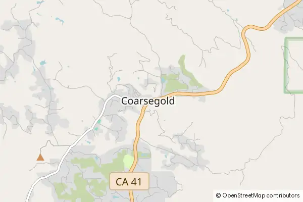 Mapa Coarsegold