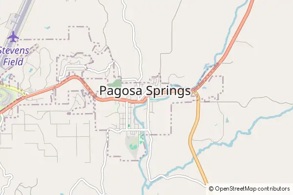 Mapa Pagosa Springs