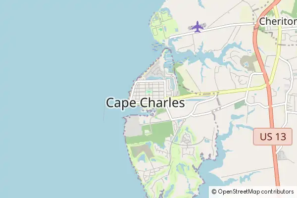 Mapa Cape Charles