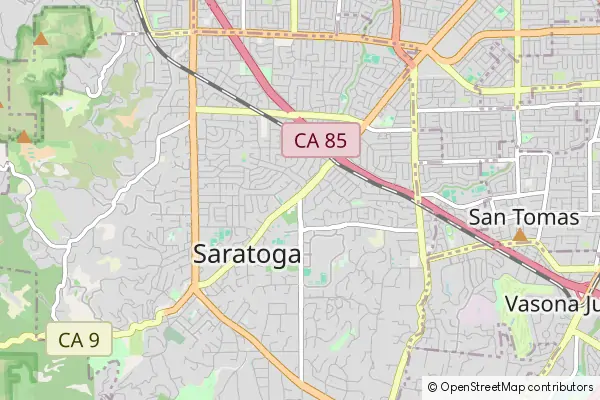 Mapa Saratoga