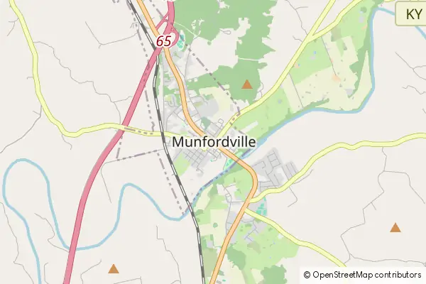 Mapa Munfordville