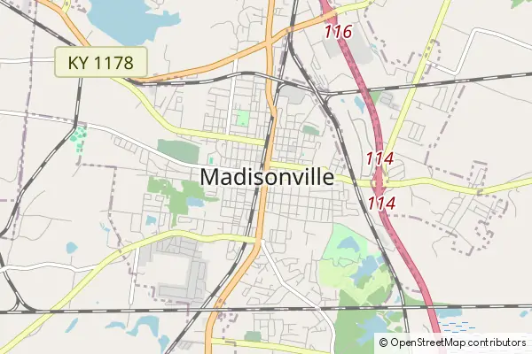 Mapa Madisonville