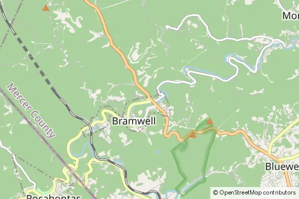 Mapa Bramwell