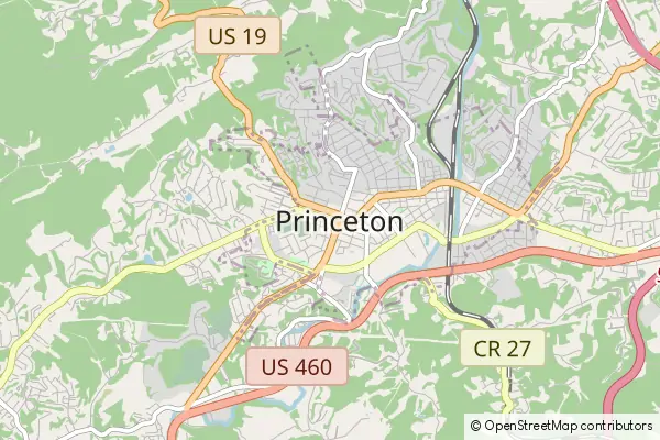 Mapa Princeton