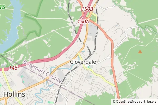 Mapa Cloverdale