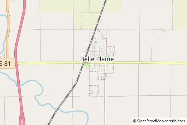 Mapa Belle Plaine