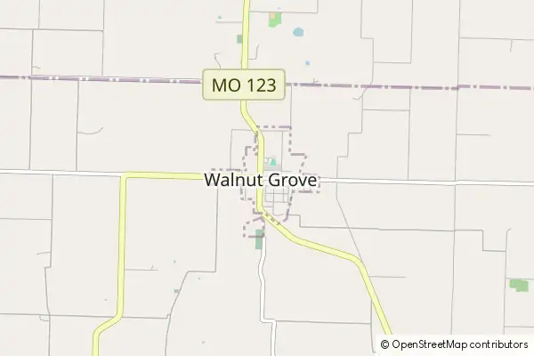 Mapa Walnut Grove