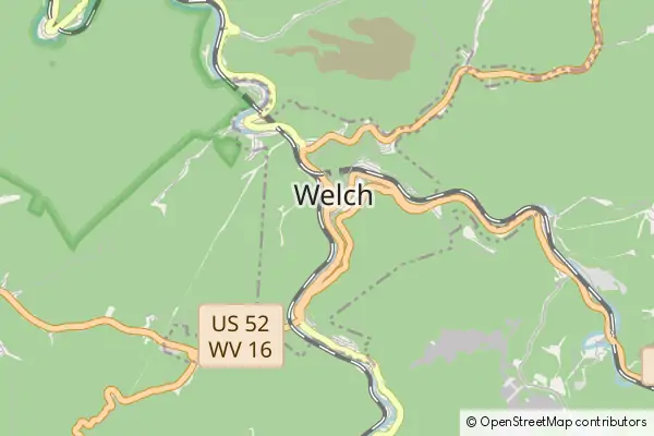 Mapa Welch