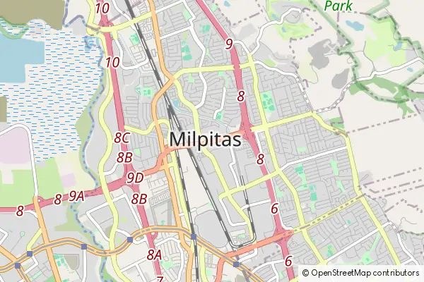Mapa Milpitas