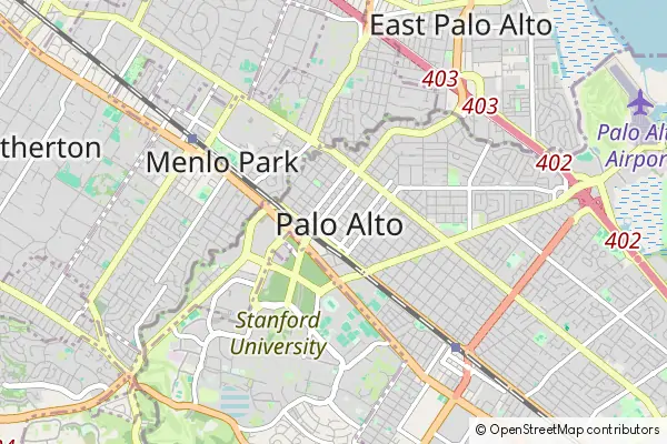 Mapa Palo Alto