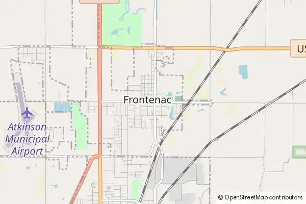 Mapa Frontenac