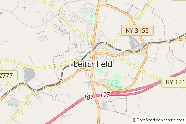 Mapa Leitchfield