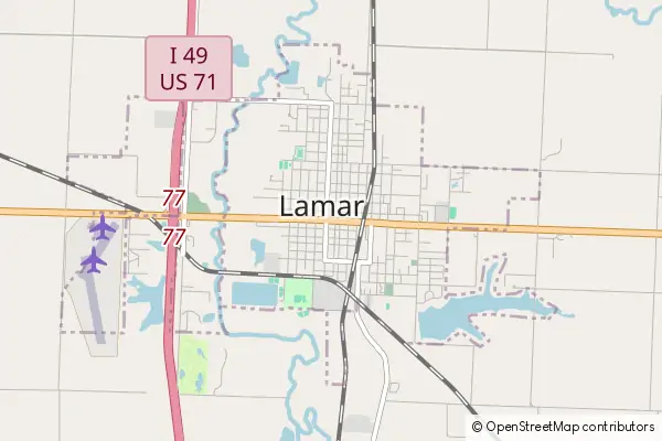 Mapa Lamar