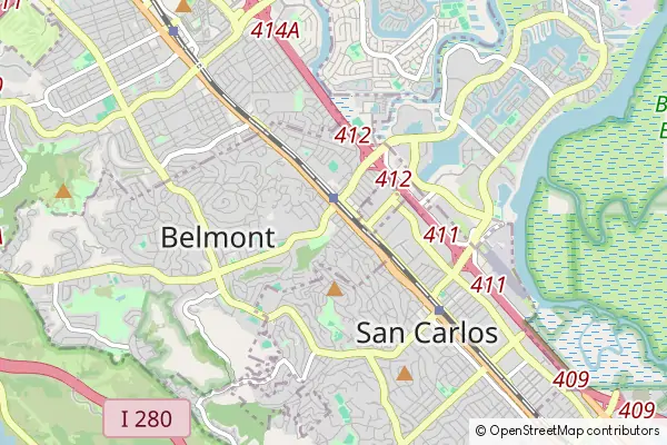 Mapa Belmont