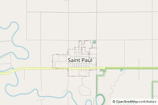 Mapa Saint Paul