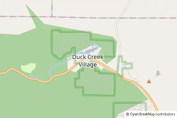 Mapa Duck Creek Village