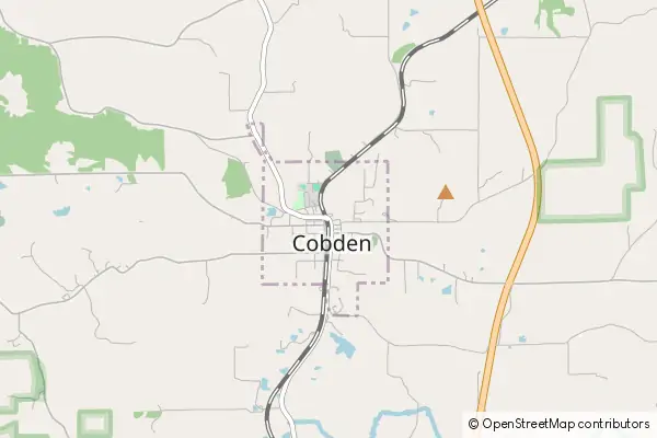 Mapa Cobden