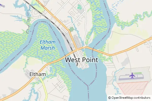 Mapa West Point