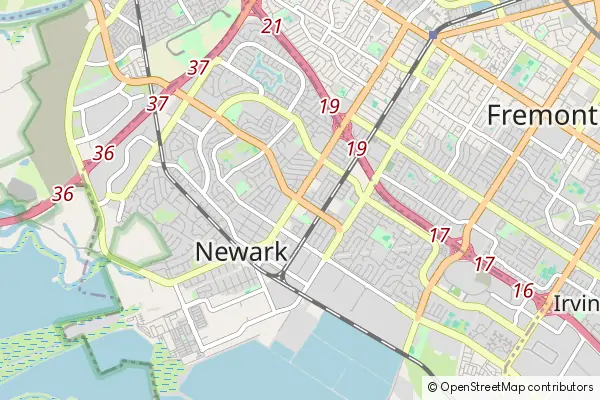 Mapa Newark