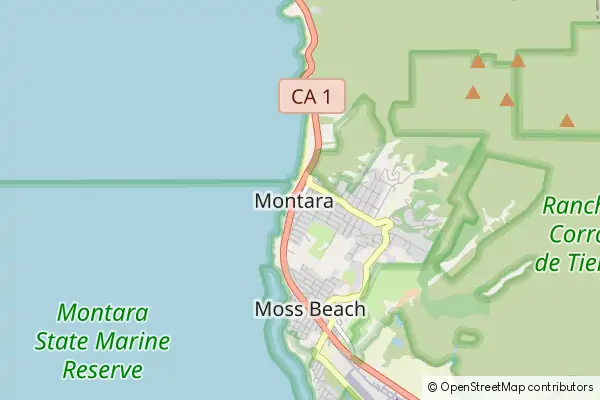 Mapa Montara