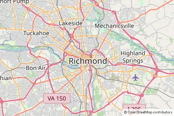 Mapa Richmond