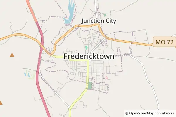 Mapa Fredericktown