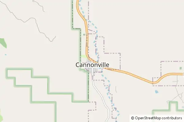 Mapa Cannonville