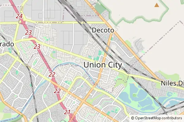 Mapa Union City