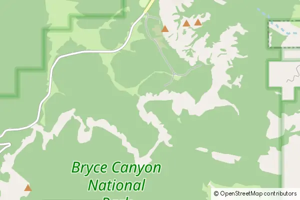 Mapa Park Narodowy Bryce Canyon