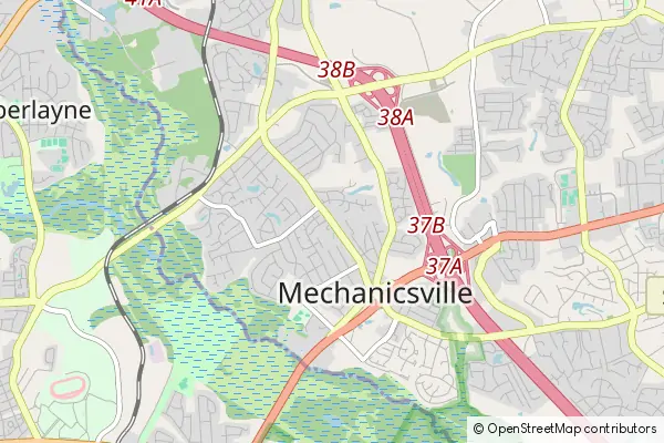 Mapa Mechanicsville