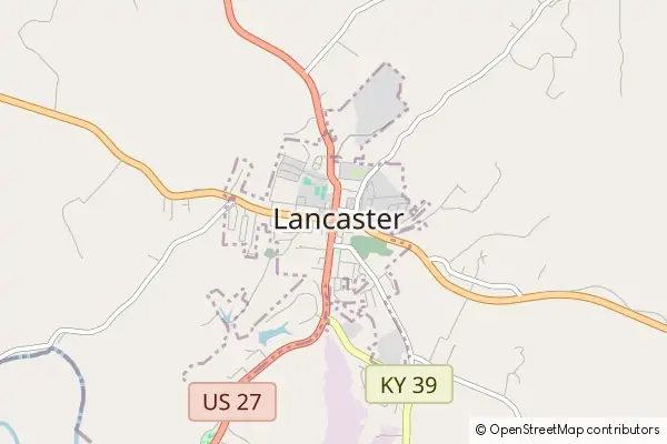 Mapa Lancaster