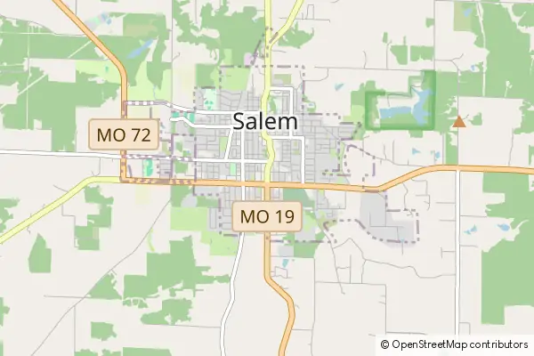 Mapa Salem