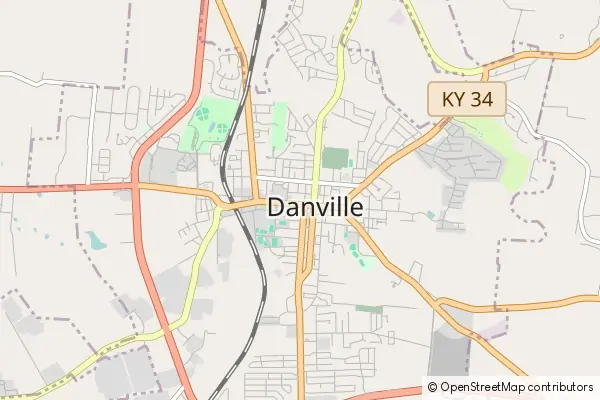 Mapa Danville