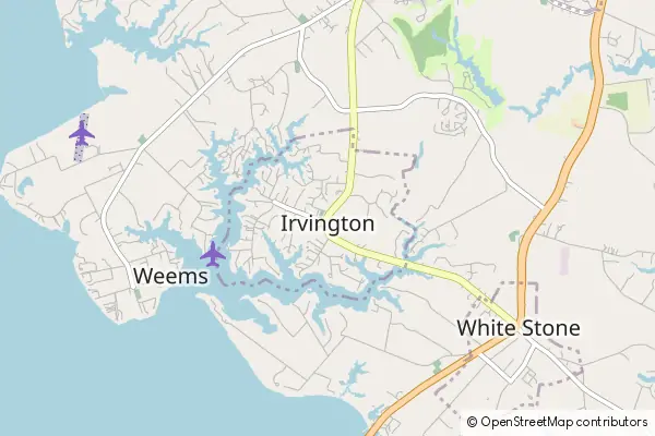 Mapa Irvington