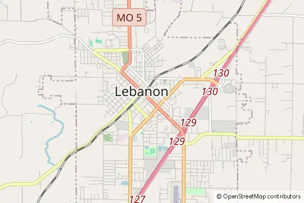 Mapa Lebanon