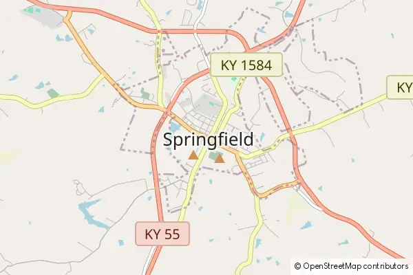 Mapa Springfield