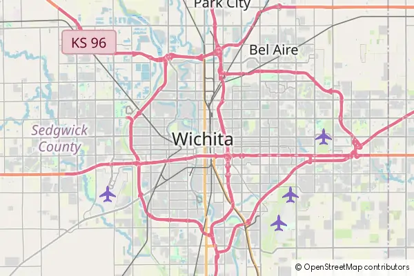 Mapa Wichita