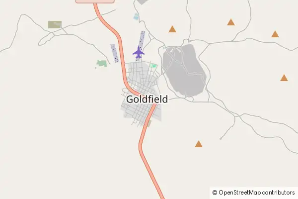 Mapa Goldfield