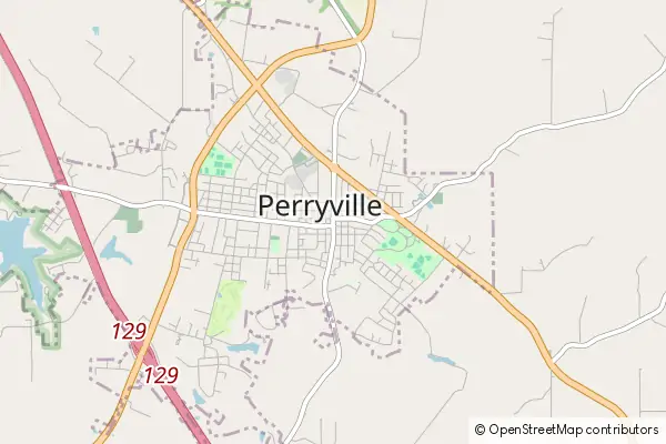 Mapa Perryville