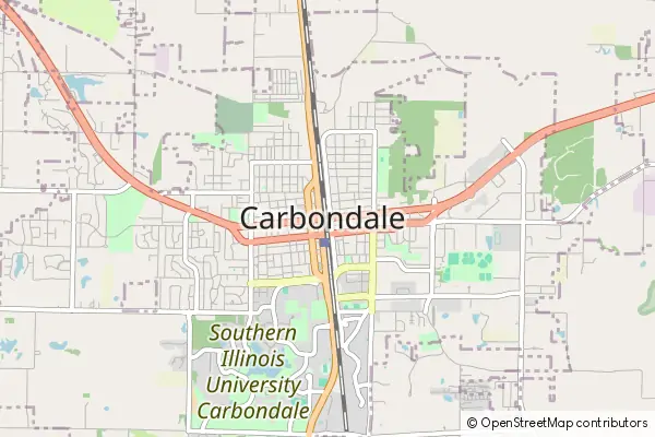 Mapa Carbondale