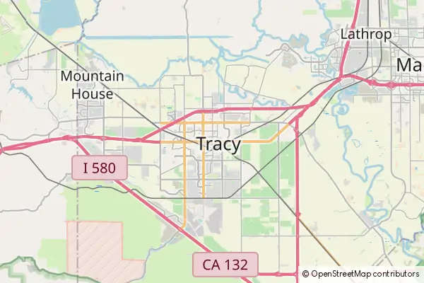 Mapa Tracy