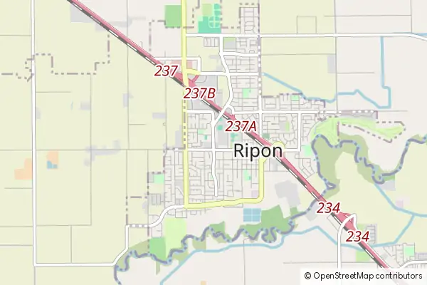 Mapa Ripon