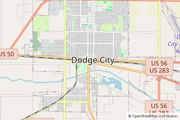 Mapa Dodge City